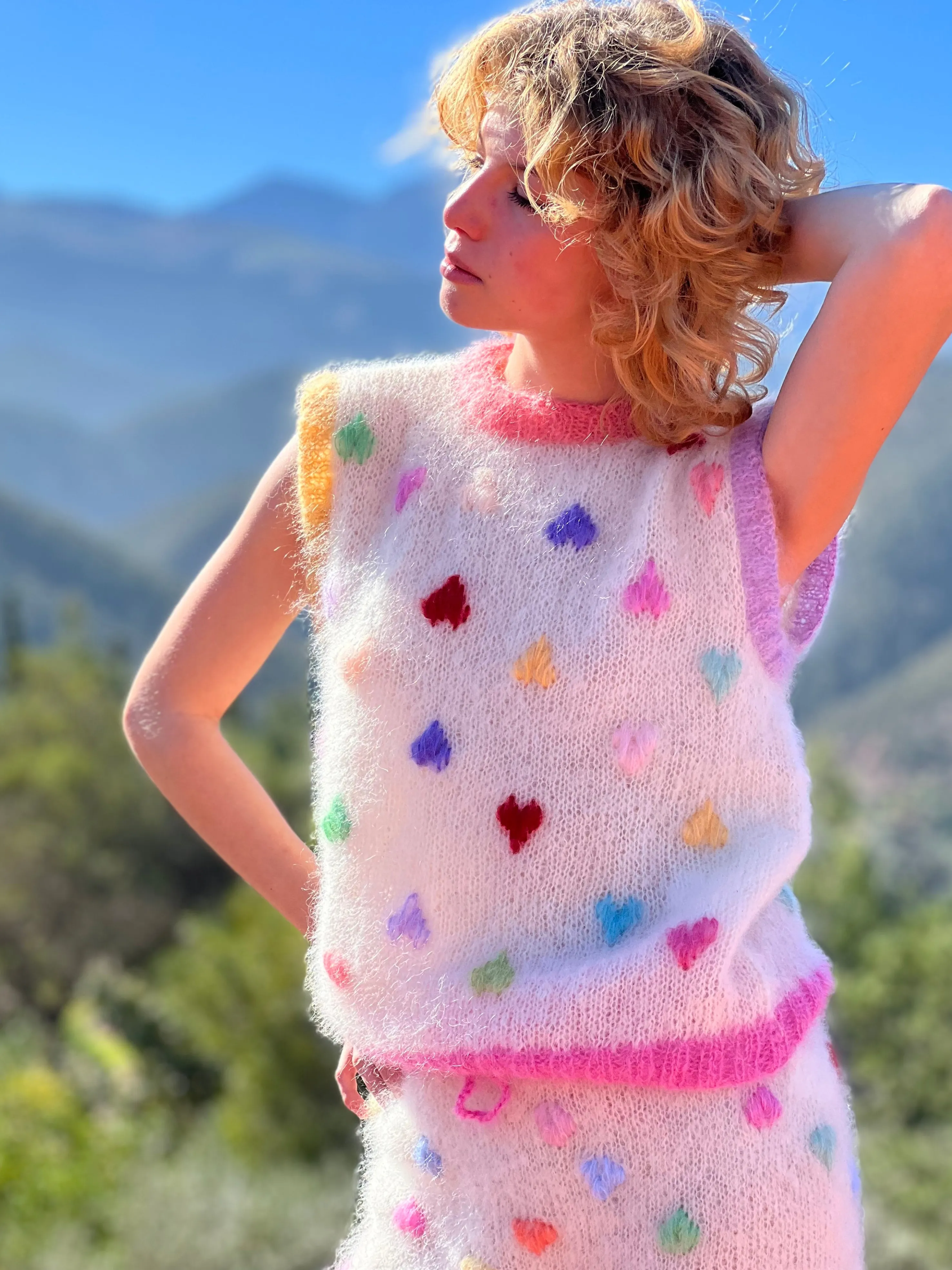 Rose Carmine Bottoms-CULOTTE MON AMOUR ECRU