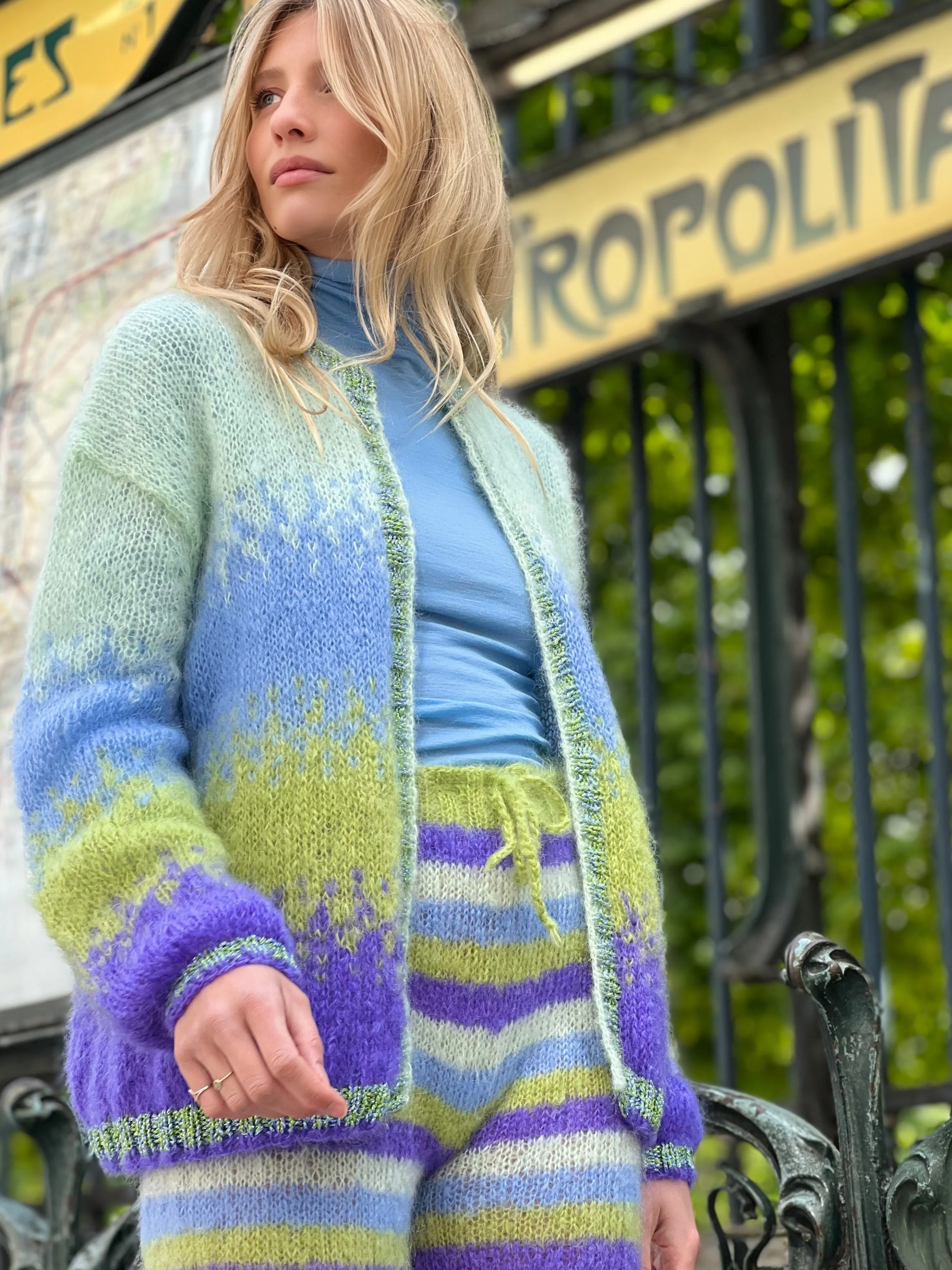 Rose Carmine Jackets-LITTLE JACKET TIE&DYE PACIFIQUE