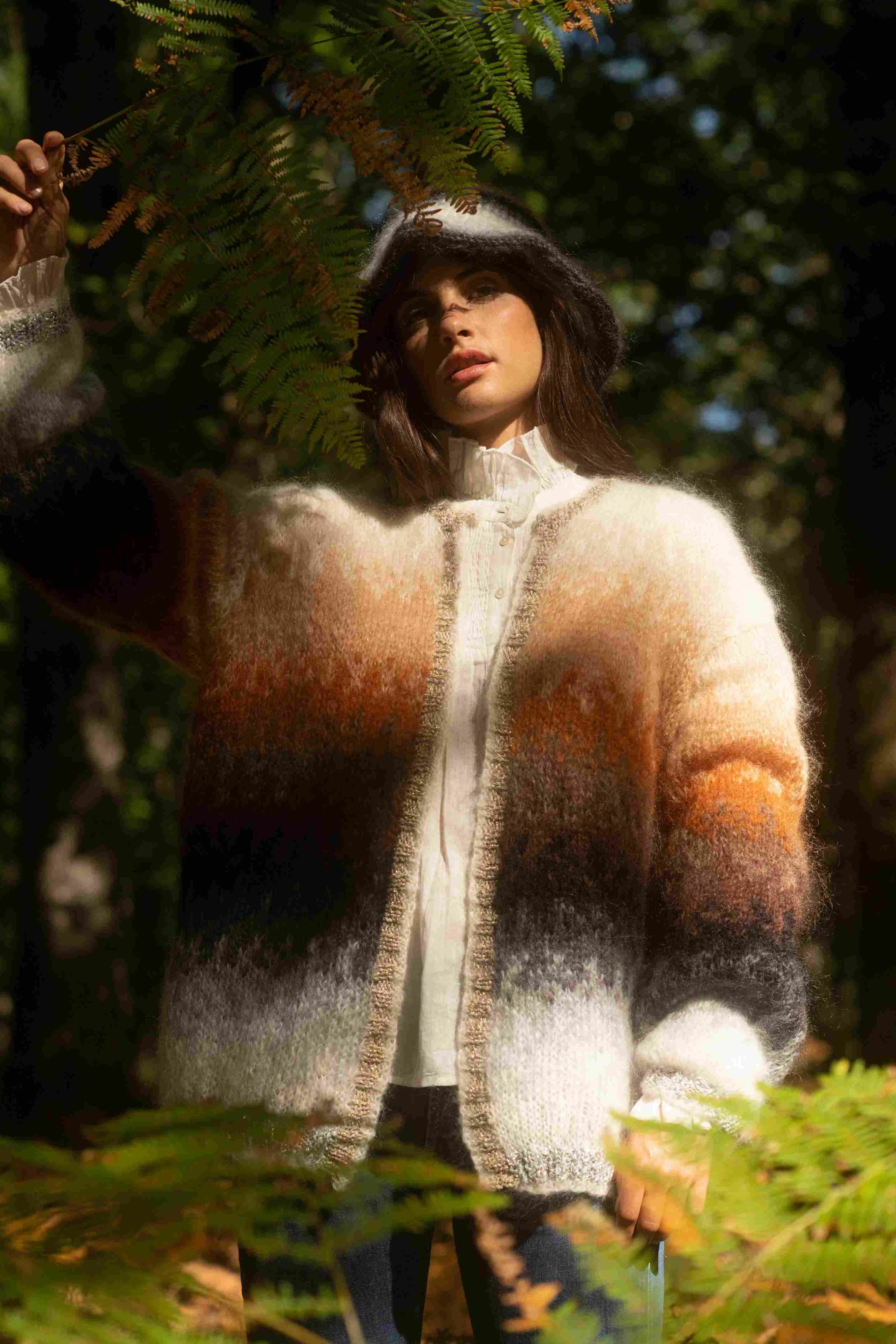 Rose Carmine Iconics|Jackets-BEIGE TIE&DYE LITTLE JACKET 12 COLORS