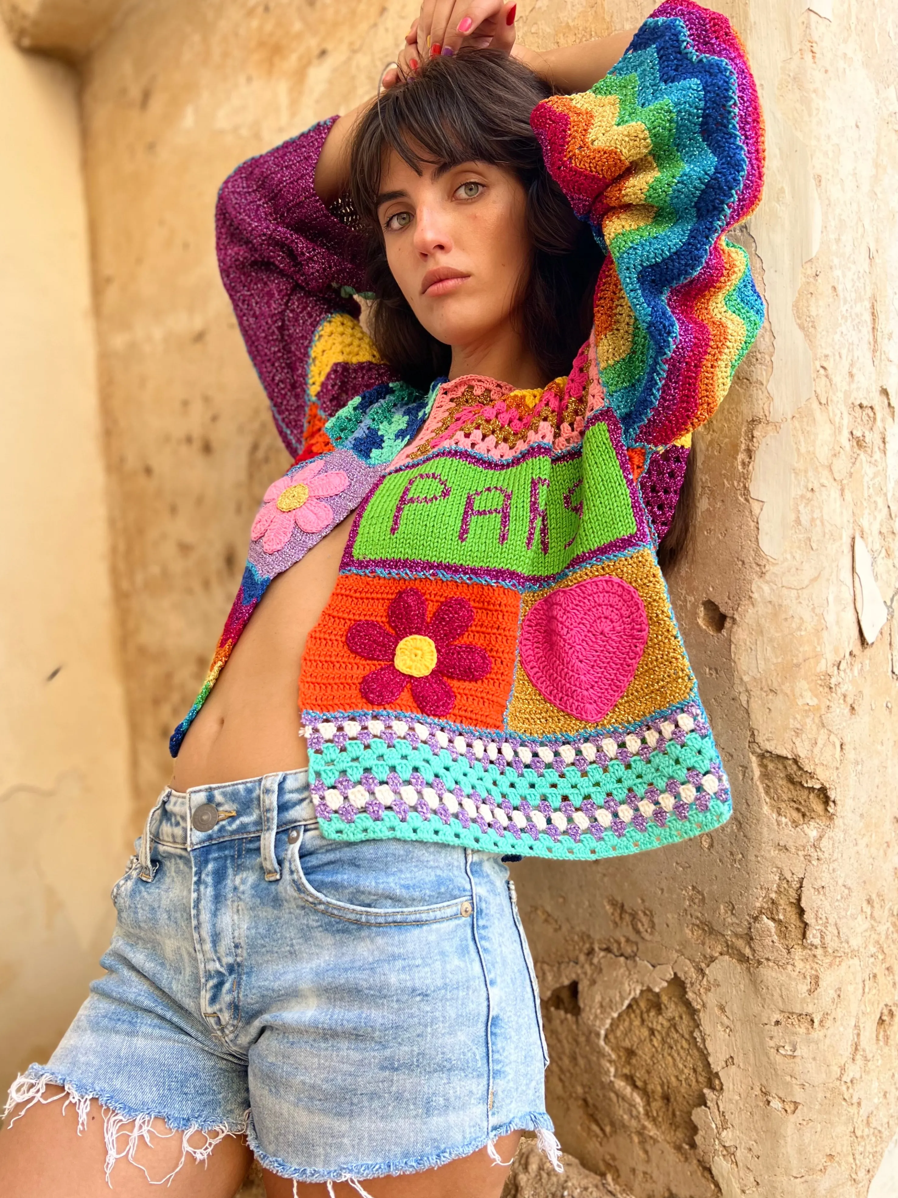 Rose Carmine Iconics|Boleros-COUTURE BOLERO