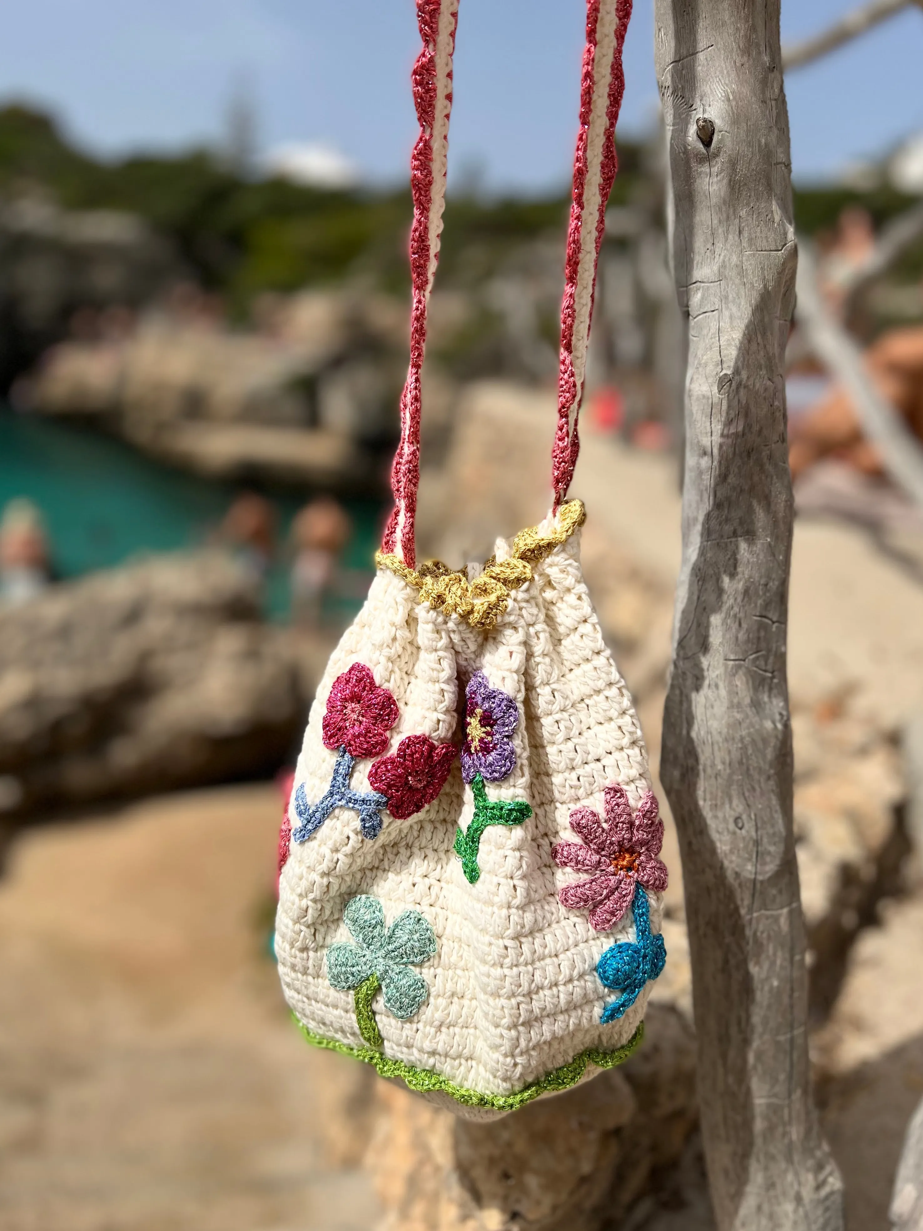 Rose Carmine Accessories-BAG BLOOM